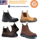 DIIG Work Boots for Men Waterproof Working Boots Slip Resistant Anti-Static