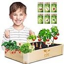 Grow your Own Kits for Children - Kids Plant Growing Kit for Indoor Garden - Vegetable Growing Kit for Children - Veg & Herb Growing Kit for Kids - DIY Gardening Gifts for Children (Seeds)