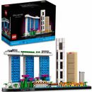 Konstruktionsspielsteine LEGO "Singapur (21057), LEGO Architecture" Spielbausteine bunt Kinder Für Erwachsene