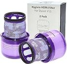 Hygieia (2-Pack) Washable HEPA Filters For Dyson V11 SV14 Absolute, Motorhead & V15 Detect and More Vacuum Cleaners, Replacement Part for Dyson V11 Filter