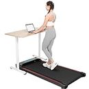 CITYSPORTS Portable Treadmill, Under Desk Treadmill Quiet, 2 in 1 Walking Pad Treadmill Under Desk for Office Home Fitness… (Black)