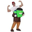"MONSTER RIDER" (airblown inflatable costume) (4 x AA batteries not included) - (One Size Fits Most Adult)