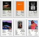 JOKIMAL Frank Ocean Poster A Set of 6 Canvas Posters Canvas Print Wall Art Signed Limited Posters Album Cover Poster Family Decorative Painting Wall Art Canvas Posters Hanging Poster Gifts 8x10inch(20x25cm)