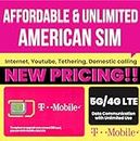 T-Mobile Prepaid USA SIM Card | Unlimited 5G Data/Calls/Texts (10 Day)