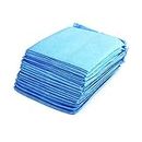 JNONI Disposable Bed Pads with Adhesive - 60 x 90 CM - Extra Thick Underpad Bed Cover for Bedwetting Incontinence Furniture Pets & More -Pack of 10