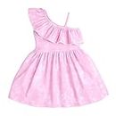 Hopscotch Girls Cotton Tie & Dye Sleeveless Casual Dress in Pink Color for Ages 12-14 Years (CRH-4385065)