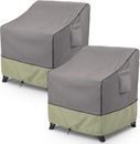 Fundas impermeables para sillas de patio salón fundas de asiento profundas para muebles de exterior