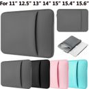 Tablet Laptop Neoprene Zip Bag Case For 11" 12" 14" 15" inch Sleeve Pouch Cover
