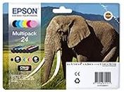 Epson C13T24284010 - Pack de 6 cartuchos de tinta, color, paquete estándar válido para EPSON Expression Photo XP-55 / XP-750 / XP-760 / XP-850 / XP-860 / XP-950 / XP-960