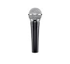 Shure SM58-CN Cardioid Dynamic Vocal Microphone with 25' XLR Cable, Pneumatic Shock Mount, Spherical Mesh Grille with Built-in Pop Filter, A25D Mic Clip, Storage Bag, 3-pin XLR Connector