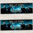 Harry Potter Battle WASSERDICHT personalisiert Geburtstagsparty Banner Kinder Film