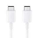 Dulce Original 25W Charging Cable for Samsung Galaxy S21, S21 Plus, S21 Ultra 5G, S22 S23 S23 Ultra| Type-C to C Charging Cable | Type C Rapid Quick Dash Fast charging cable (White)