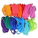 WHAMVOX Weaving Loom Refill 192pcs Colorful Child Kid Supply Crafts Ropes and Metal Craft Kit Webbing Multicolored Adults