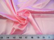 Discount Fabric Charmeuse Silky Bridal Satin Apparel Pink CS04