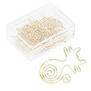 100PCS Paper Clips Holder, Animal Paper Clips Binder Clipsmetal Clips for Files Paper Funny Paper Clips Bookmarks Planner Clips Small Paper Clips Home Office Supplies(Cat Clip)