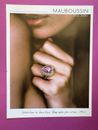 2005 Mauboussin Jewelry Advertising Fashion Vintage Jewelry Ring Press Collection