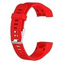 ZEDEVB Smart Watchband Wristband Band For Garmin Vivosmart HR Plus HR+ Smart Watch Band Strap Bracelet Wristband (Color : Red)