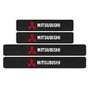 KaaHego 4PCS Car Sticker Universal Anti-Scratch Door Sill Car Decal Car Sticker Decal_White/Red