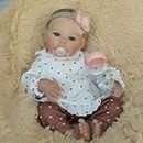 KSBD Lifelike Reborn Baby Dolls - 18 Inch Realistic Newborn Baby Dolls Girl, Real Life Baby Dolls with Soft Weighted Body, Real Baby Reborn Gift Set for Kids Age 3+