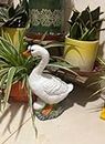 The Decorshed White Duck Statue for Home and Garden Decor