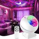 Galaxy Projector for Bedroom Lights, 43 Lighting Modes Star Projector Galaxy Light,Remote Timer Moon Lamp Ceiling Projector Lights for Bedroom,Voice Control LED Cloud Lights Room Lights Bedroom Decor