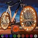 Activ Life Bicycle Lights (2 Tires, Orange) Best 7 Year Old boy Gifts. Top Birth Day Gifts for Women & Summer 2022 Presents for Girls. Best Unique Beach Ideas for Her Wife Mom Friend Sister