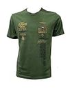 Aeronautica Militare t-Shirt TS2226 da Uomo, Maglia, Maglietta, Polo, Frecce Tricolori (L, Verde)