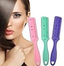 SWEETPEA® Double Side Hair Razor Comb Hairdressing Thinning/Trimmer Comb (NO 01) - Pack of 2 MULTI