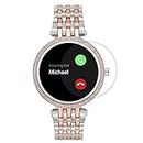 Disscool Screen Protector for Michael Kors Women Gen 5E Darci Touchscreen Smartwatch,0.33mm Thickness With Real Glass