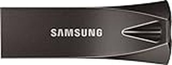 Samsung Bar Plus USB Drive, Titan Gray, Metallic Chassis, 64GB USB3.1, Transfer Speed up to 300 MB/s, 5 Years Warranty