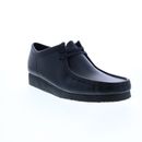 Clarks Wallabee 26155514 Mens Black Oxfords & Lace Ups Casual Shoes