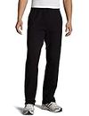 Russell Athletic Men's Dri-Power Open Bottom Sweatpants with Pockets, Black, Large