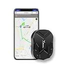 Winnes GPS Tracker Auto Ohne ABO APP Fahrrad GPS Tracker Wasserdicht Diebstahlschutz/Echtzeit Ortung/Geo Fence Alarms/Mehrere Alarmmodi 90 Tage Standby Starker Magnet Ortungsgerät