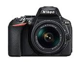 Nikon D5600 Fotocamera Reflex Digitale con Obiettivo AF-P DX NIKKOR 18-55mm VR, 24,2 Megapixel, LCD Touchscreen ad Angolazione Variabile 3", Nero