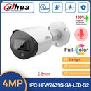 Dahua Vollfarb 4MP Audio Bullet IP Kamera IPC-HFW2439S-SA-LED-S2 POE IVS Outdoor
