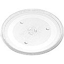 11.25'' Replacement Microwave Glass Plate Compatible with GE,Whirlpool and Kenmore - 11 1/4" (28.5cm) Microwave Plate Turntable Tray, Heating Food Accessories, Dishwasher Safe