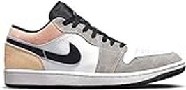 Nike Air Jordan 1 Low SE Flight Club Men's Shoes Black/Magic Ember/White/Sundial DX4334 008, Black/Sundial-magic Ember, 10 US