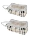MK Saree Cover Travel Toiletry Bag|Cosmetic Pouch|Toiletry Bag for Women & Men|Plastic Box Vanity Shaving Kit Toiletry Bag for Men Set of 2 (Cream)
