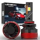 LEDBeam LED MX 120W Automotive Grade 7035 Chip 22000Lm 6000k White Car headlight bulb (12V,120W/2bulbs) (HIR2 (9012))
