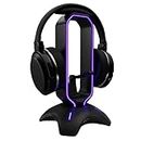 Tilted Nation RGB Headset Stand and Gaming Headphone Stand for Desk Display with Mouse Bungee Cord Holder - Gaming Headset Holder with USB 3.0 Hub for Xbox, PS4, PC - Perfect Gaming Accessories Gift