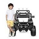 Norman Jr Rechargeable Battery Operated Jeep for Kids, Ride on Toy Kids Car with Music & Light | Baby Big Battery Car | Electric Jeep Car for Kids to Drive 3 to 8 Years Boys Girls (Police)