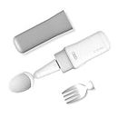 GYENNO Parkinson Spoon, Adaptive Utensil for Essential Tremor and Parkinson's Disease, Parkinson's Aids for Living with Dynamic Stabilizing Technology and Visualization Tremor Record, Bravo Twist