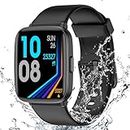 Fitness Tracker Watch with Heart Rate Monitor, Large Screen Activity Tracker with Pedometer, Sleep Monitor, Calories & Step Counter, IP68 Waterproof Smart Watch for Women Men Fitness Watch for Sports