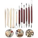 Air Dry Clay Modelling Tools Pottery Kit 11 Pack Polymer Clay Tools Sculpting Set Art Supplies DIY Craft Kits Wax Carving Engraving Tool