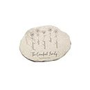Personalization Universe Garden of Love Custom Garden Stone - Outdoor Decor with Names, Personalized Garden Gift and Decorations, Flower Design, Durable Polyresin, Mother's Day, Small 4.25" X 6"