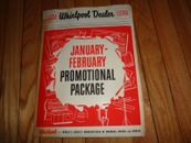 Vintage Whirlpool Dryer Washer Merchandising Kit Poster Advertising