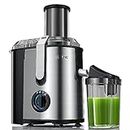 SiFENE Centrifugal Juicer Machine, 800W High-Yield with 3.2" Wide Feed Chute for Whole Fruit & Veggie Processing, Stainless Steel BPA-Free, Quick & Simple Easy to Clean, Silver