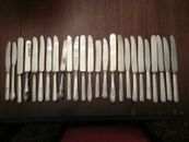 SET of 25 KNIVES! Vintage SILVERPLATE: great for crafting, hobbies & art!