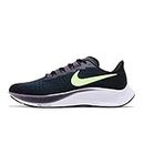 Nike Men's Air Zoom Pegasus 37 Running Shoes (Black/Blue/Green, Numeric_6), Black, Green, White