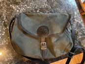 Duluth Pack Company Canvas and Leather Dark Green Shell Bag
